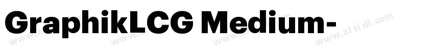 GraphikLCG Medium字体转换